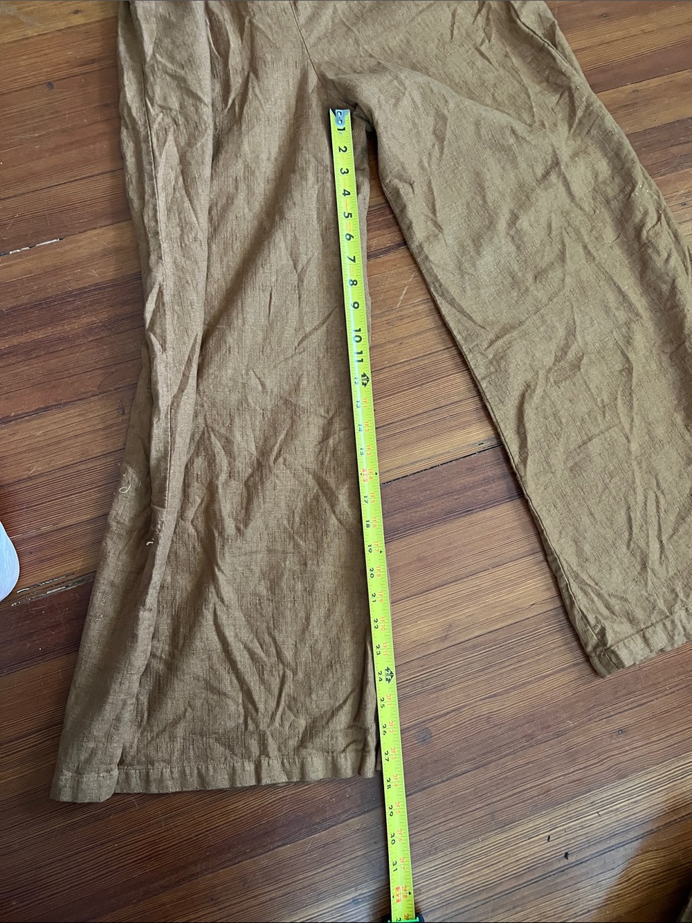 CP Shades Soft Flax Pants in Warm Brown - Picture 5 of 7